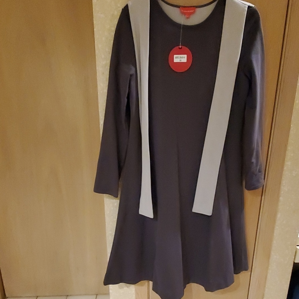 Sweatshirt Tie Dress